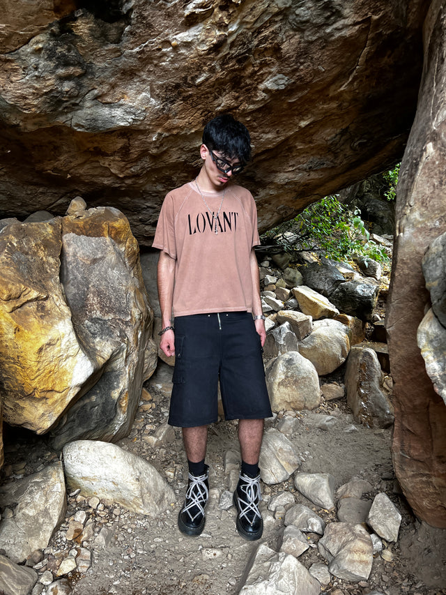 Black Utility Shorts