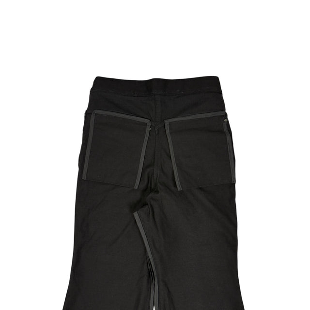 Black 'UNIFORM' Flared Denim