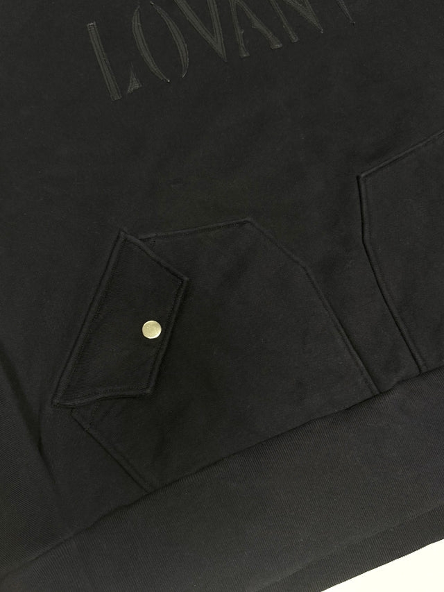 Black "LOVANT" Raglan Hoodie
