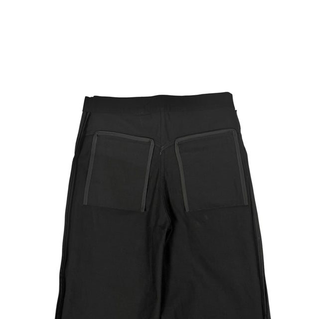 Black 'UNIFORM' Wide Leg Denim