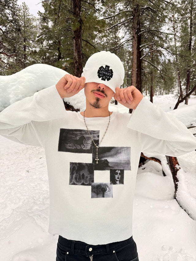 "LOVANT" Waffle Knit beanie
