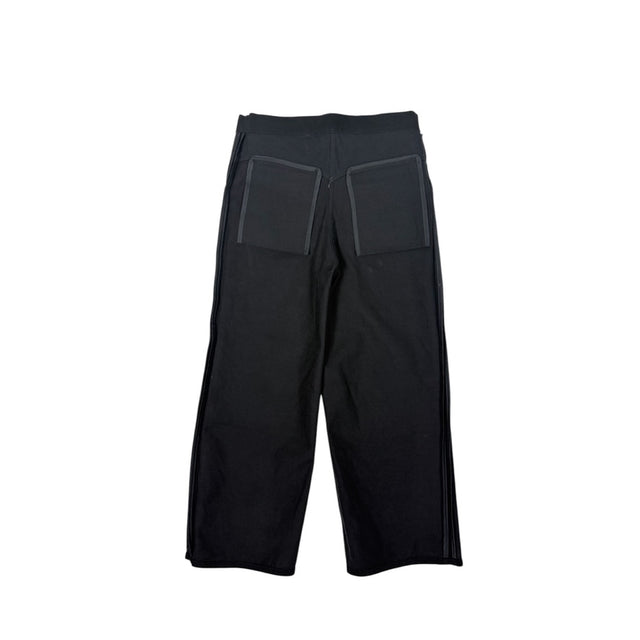 Black 'UNIFORM' Wide Leg Denim