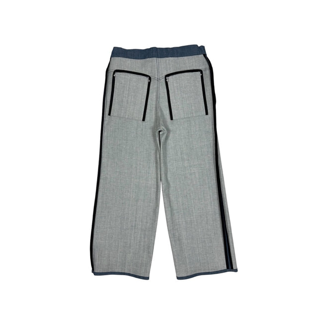 Blue 'UNIFORM' Wide Leg Denim