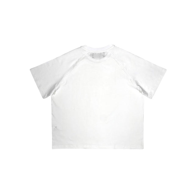 White Raglan 'UNIFORM' Tee