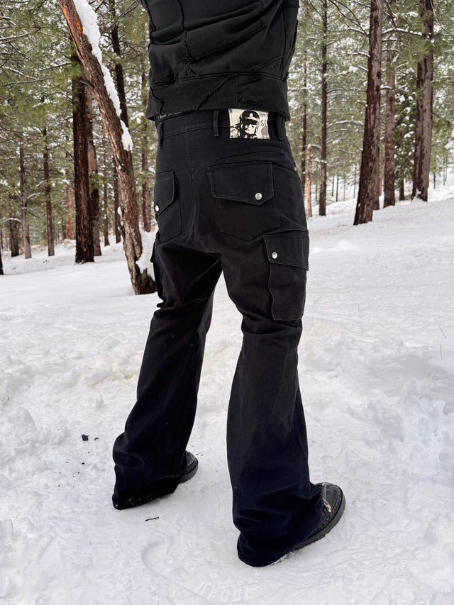 "APOCALYPES" Flared Denim