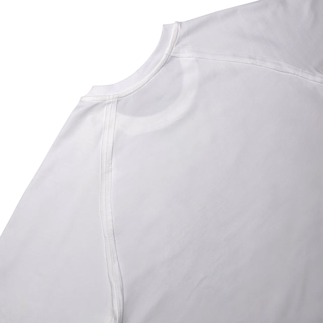 White Raglan 'SUTURE' Tee
